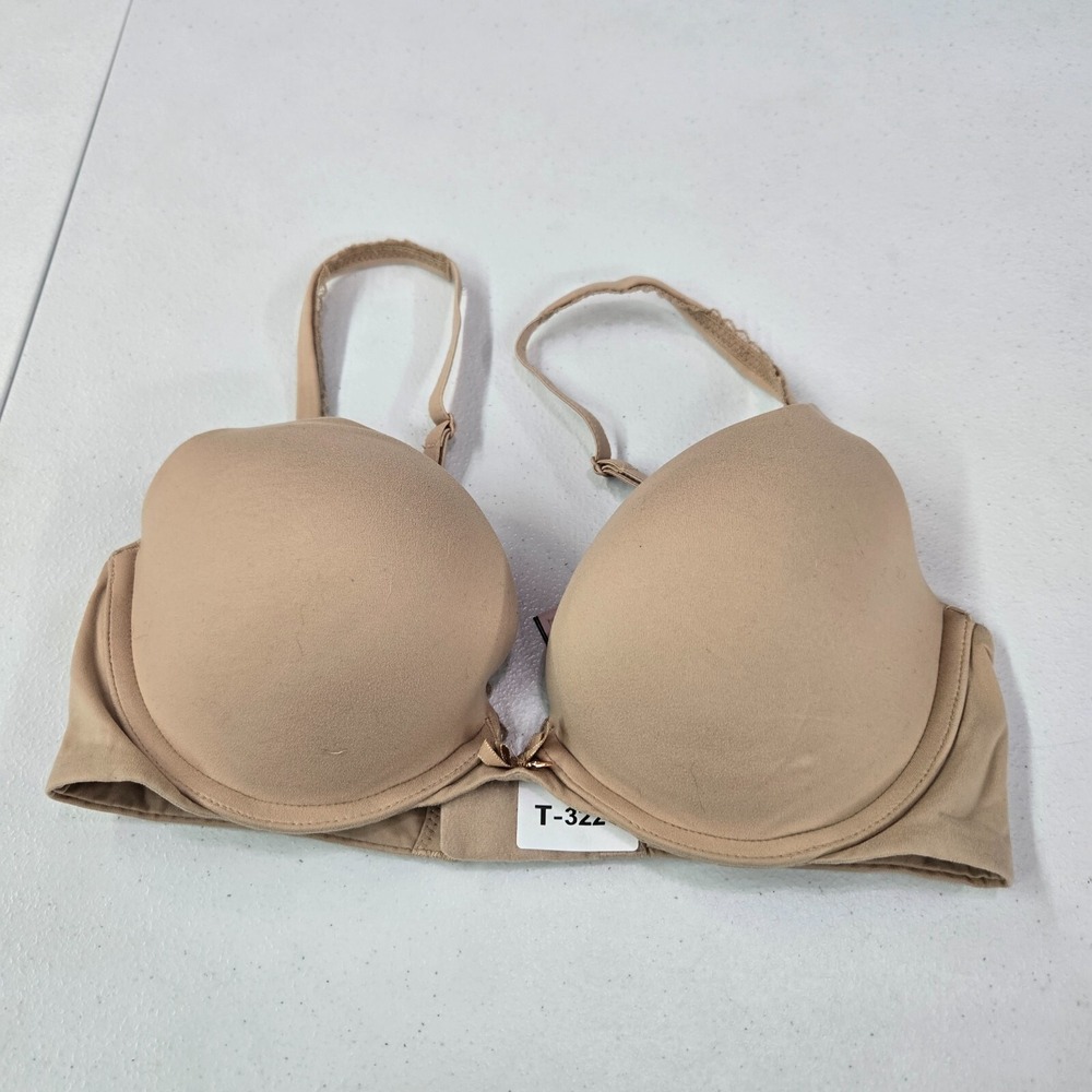 Victoria's Secret Women Bra 32D Beige Body by Push Up Underwire Adjustable Strap